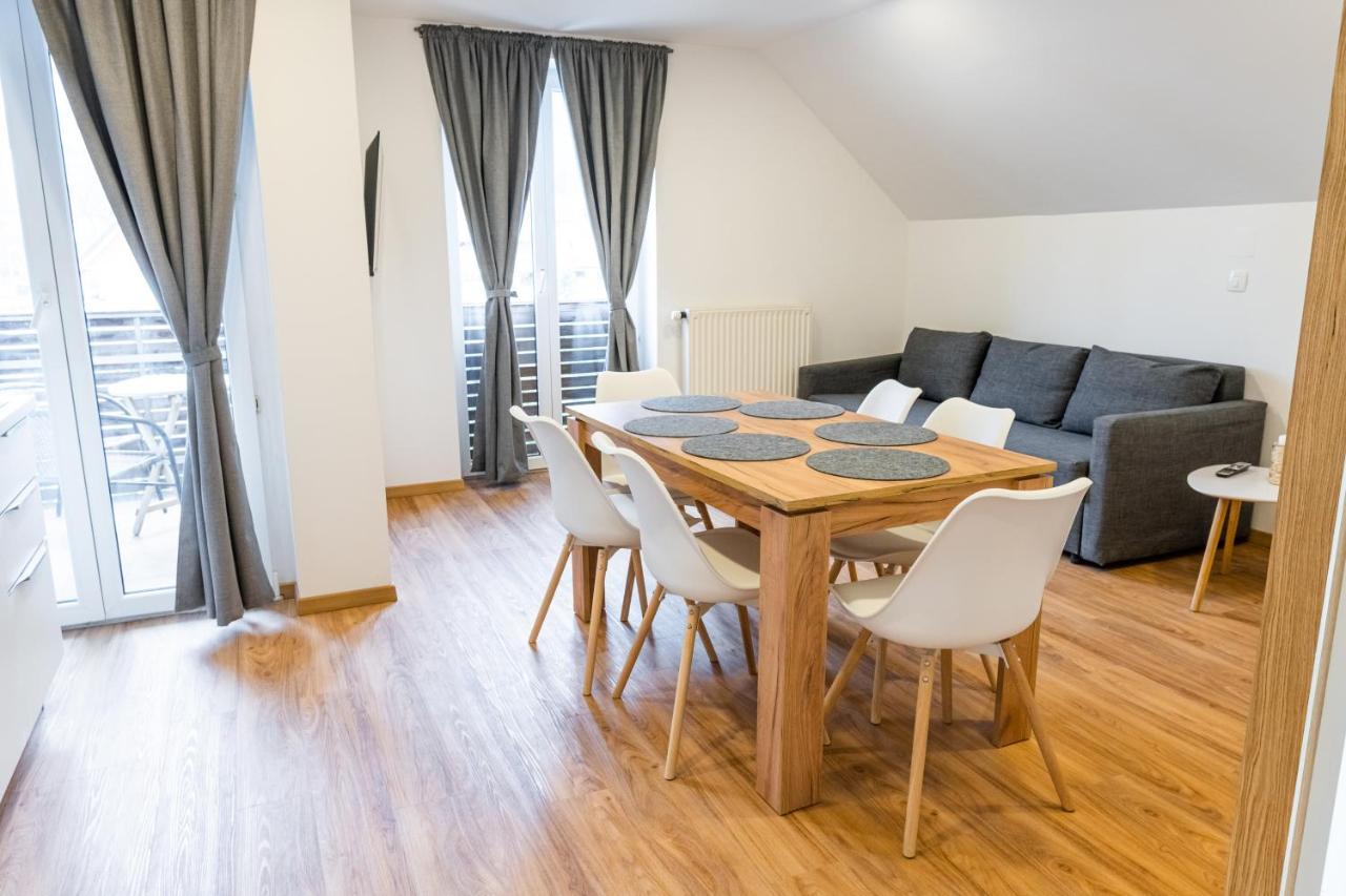 Apartments Skok With Rafting And Free Parking Bovec Bagian luar foto