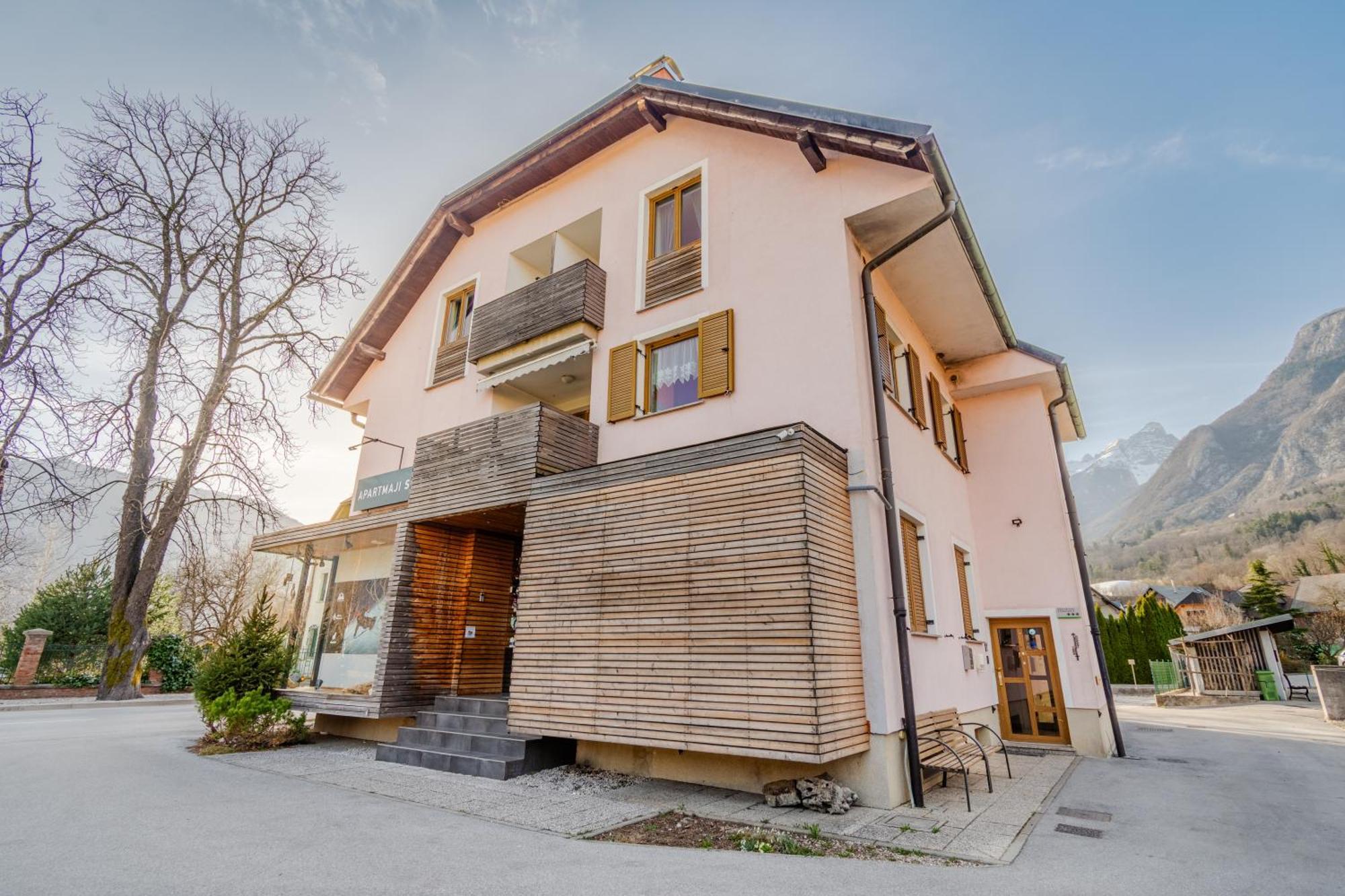 Apartments Skok With Rafting And Free Parking Bovec Bagian luar foto