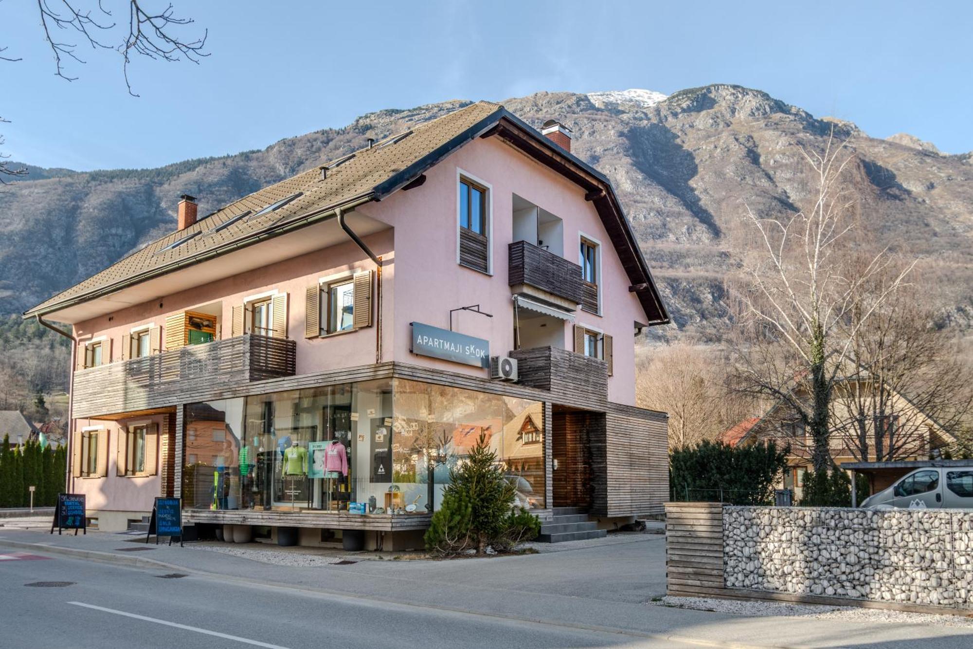 Apartments Skok With Rafting And Free Parking Bovec Bagian luar foto