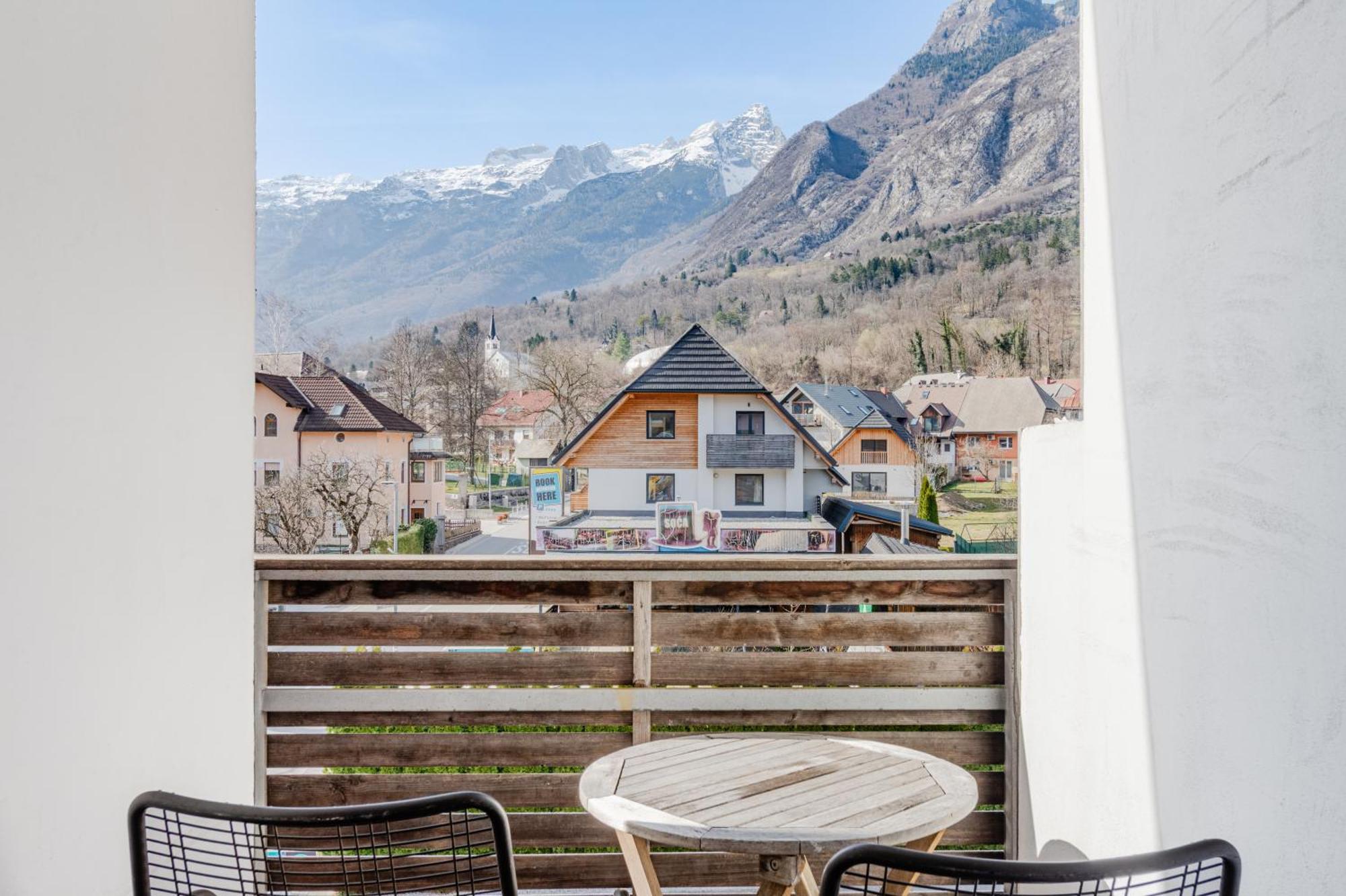 Apartments Skok With Rafting And Free Parking Bovec Bagian luar foto