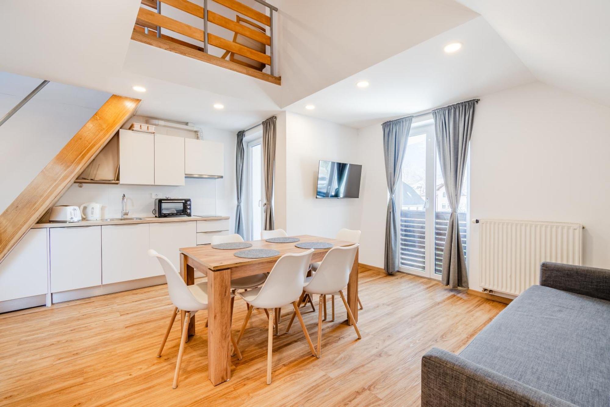 Apartments Skok With Rafting And Free Parking Bovec Bagian luar foto
