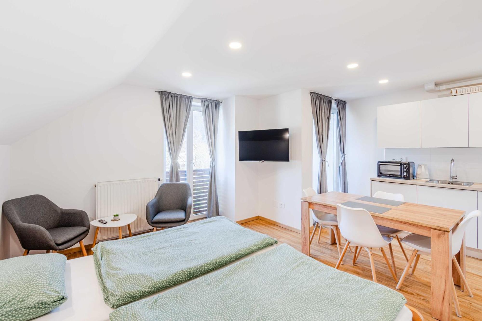 Apartments Skok With Rafting And Free Parking Bovec Bagian luar foto
