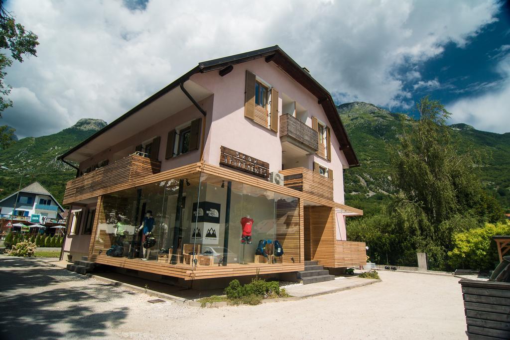 Apartments Skok With Rafting And Free Parking Bovec Bagian luar foto