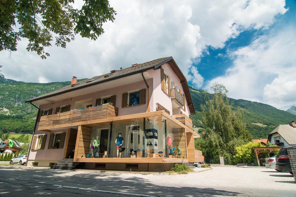 Apartments Skok With Rafting And Free Parking Bovec Bagian luar foto