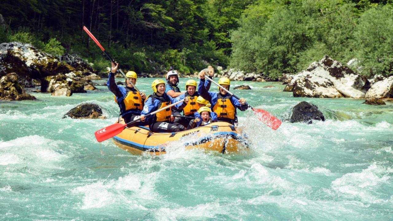 Apartments Skok With Rafting And Free Parking Bovec Bagian luar foto