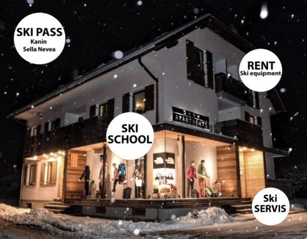 Apartments Skok With Rafting And Free Parking Bovec Bagian luar foto